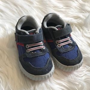 Stride Rite Baby Boys Blue & Red Sneakers size 4.5